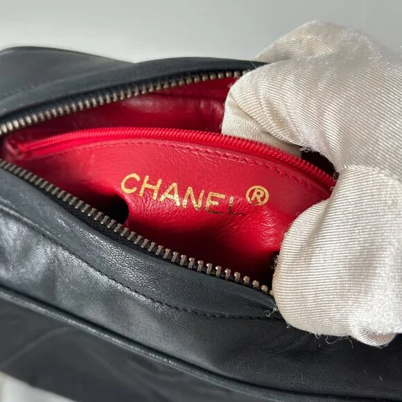 Chanel Black Satin Tassel Bag - Picture 10 of 14